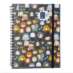 NWT Harry Potter Spiral Notebook with Sticker Sheet
